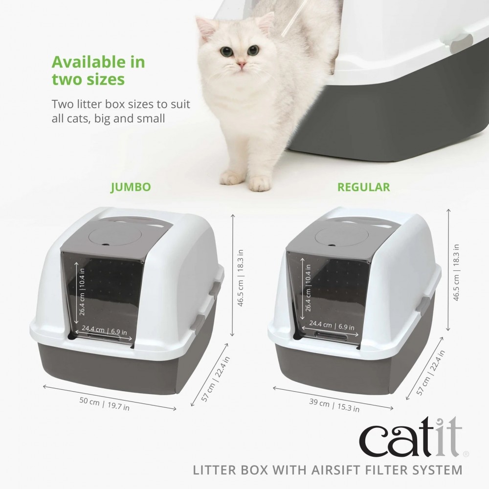CATIT JUMBO HOODED CAT PAN AIRSIFT image 2