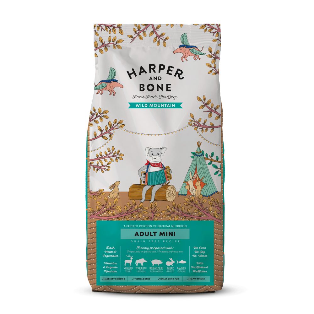 HARPER AND BONE DOG WILD MOUNTAIN ADULT DOG MINI DRY DOG FOOD image 2