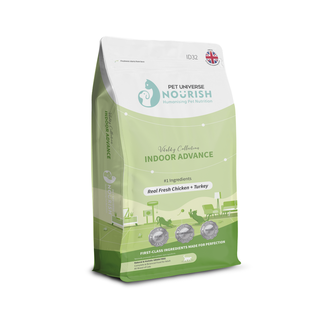 PET UNIVERSE NOURISH CAT VITALITY INDOOR ADVANCE WITH FRESH CHICKEN AND TURKEY DRY CAT FOOD image 3