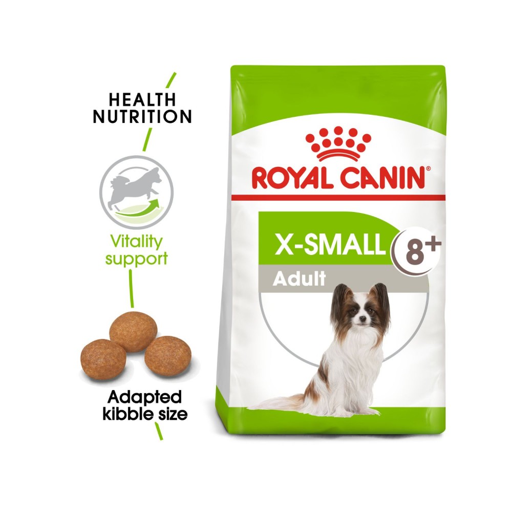 ROYAL CANIN XSMALL ADULT 8+ (1.5KG) DRY DOG FOOD image 8