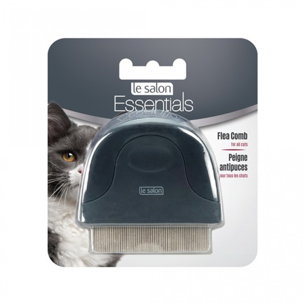 LE SALON ESSENTIALS CAT FLEA COMBO GROOMING BRUSH SMALL image 2