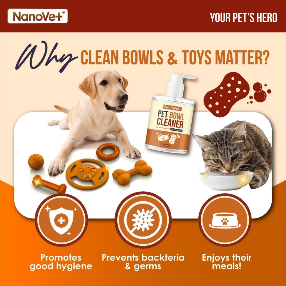 NANOVET PET BOWL CLEANER 300ML image 2