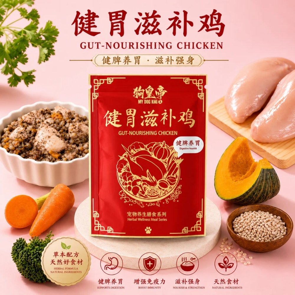MYDOGKING 100GX5 GUT-NOURISHING BOILED CHICKEN COOKED DOG FOOD image 3
