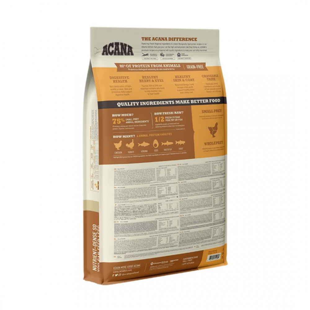 ACANA CAT 340G WILD PRAIRIE DRY CAT FOOD image 3