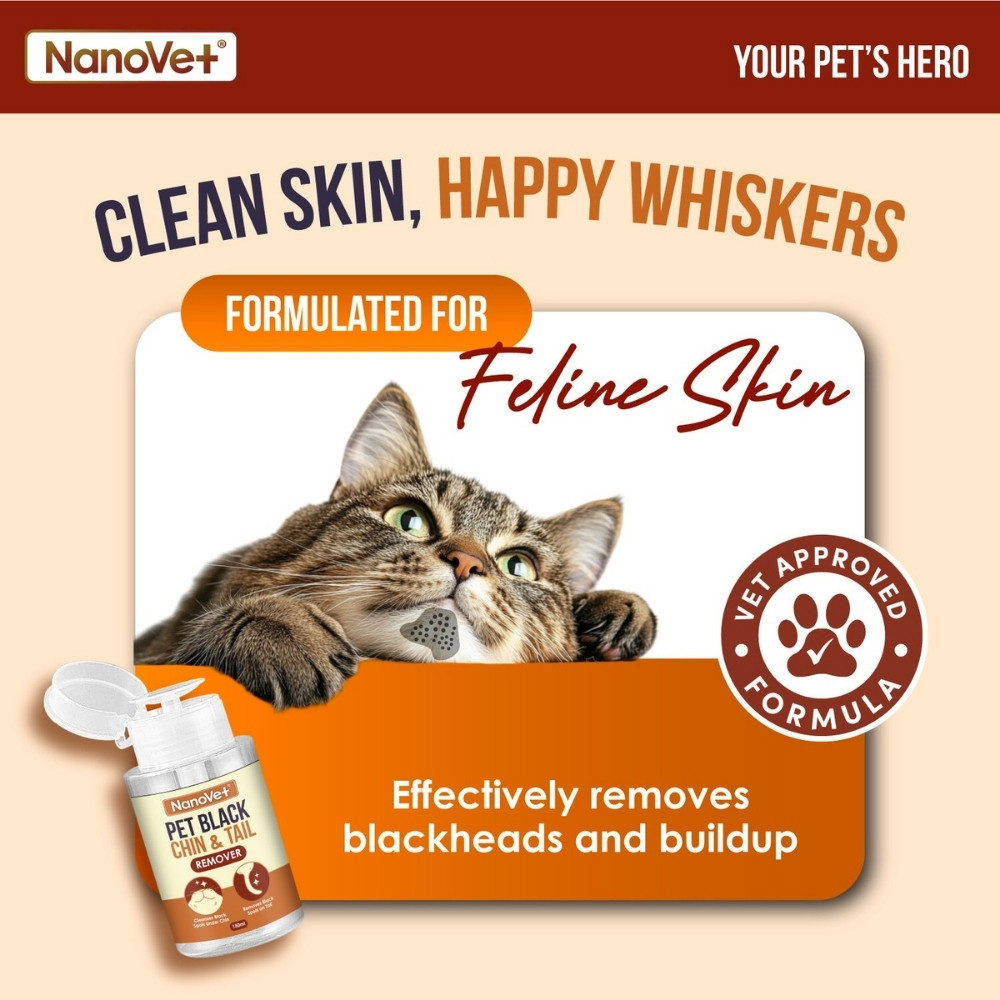 NANOVET PET BLACK CHIN & TAIL REMOVER 150ML image 2