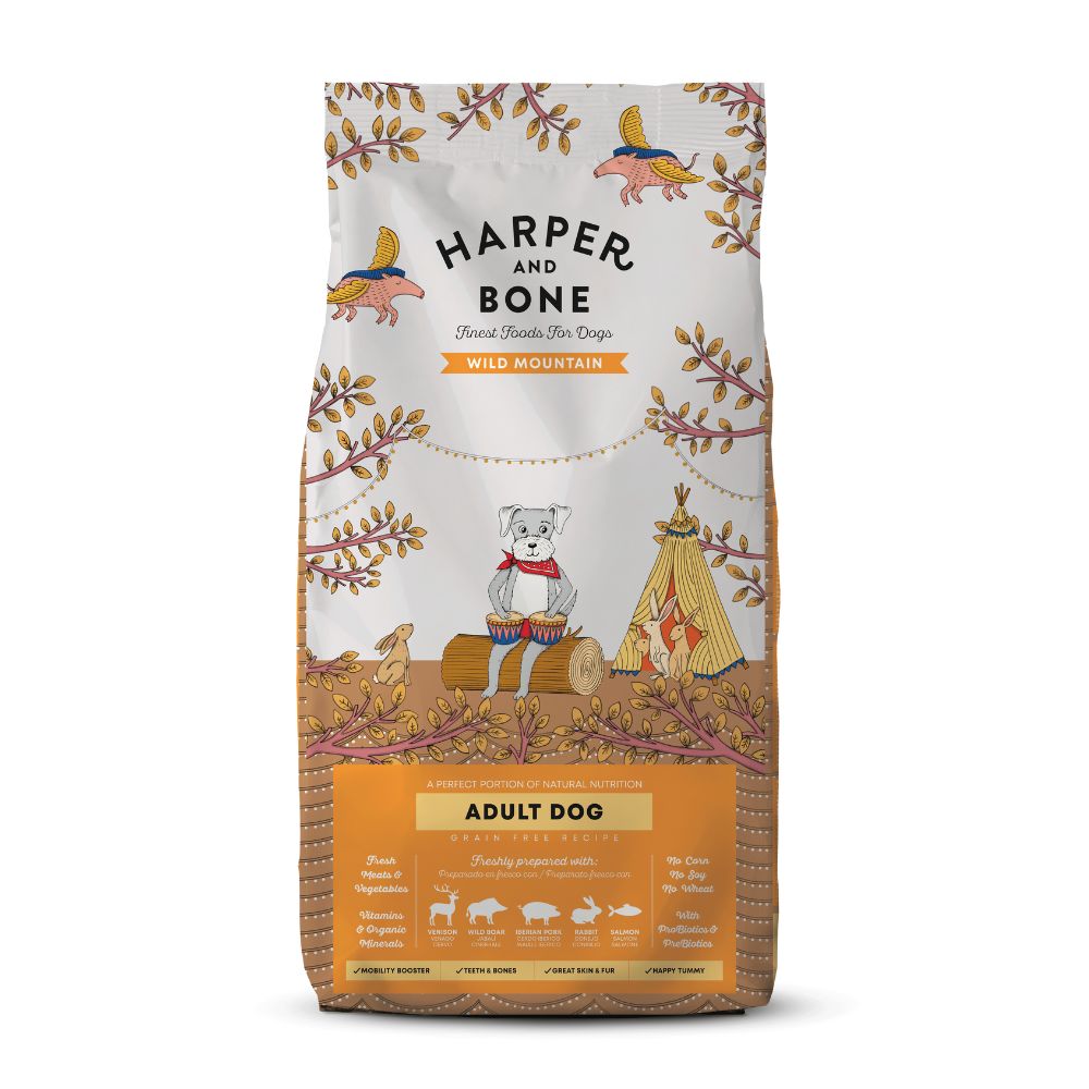 HARPER AND BONE DOG WILD MOUNTAIN ADULT DOG MEDIUM AND LARGE BREEDS DRY DOG FOOD image 2