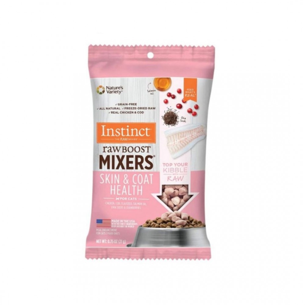 INSTINCT CAT FREEZE-DRIED RAW BOOST MIXERS 21G (0.75OZ) GRAIN-FREE SKIN & COAT CAT FOOD TOPPER image 10