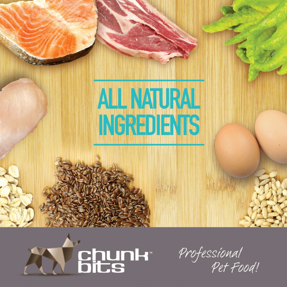 CHUNKBITS DOG 4KG GROWTH 30 PUPPY CHICKEN & SALMON DRY DOG FOOD image 5