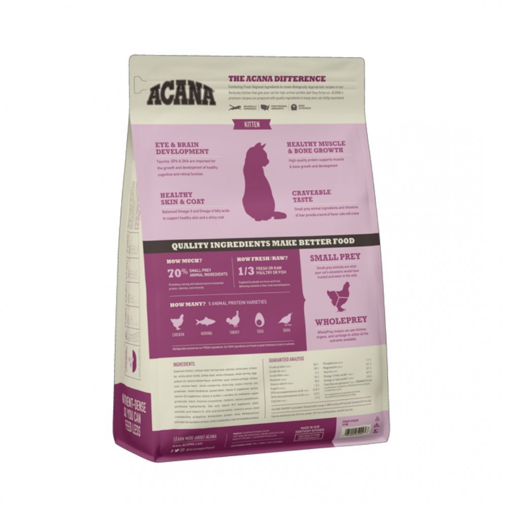 ACANA CAT 340G FIRST FEAST KITTEN DRY CAT FOOD image 3
