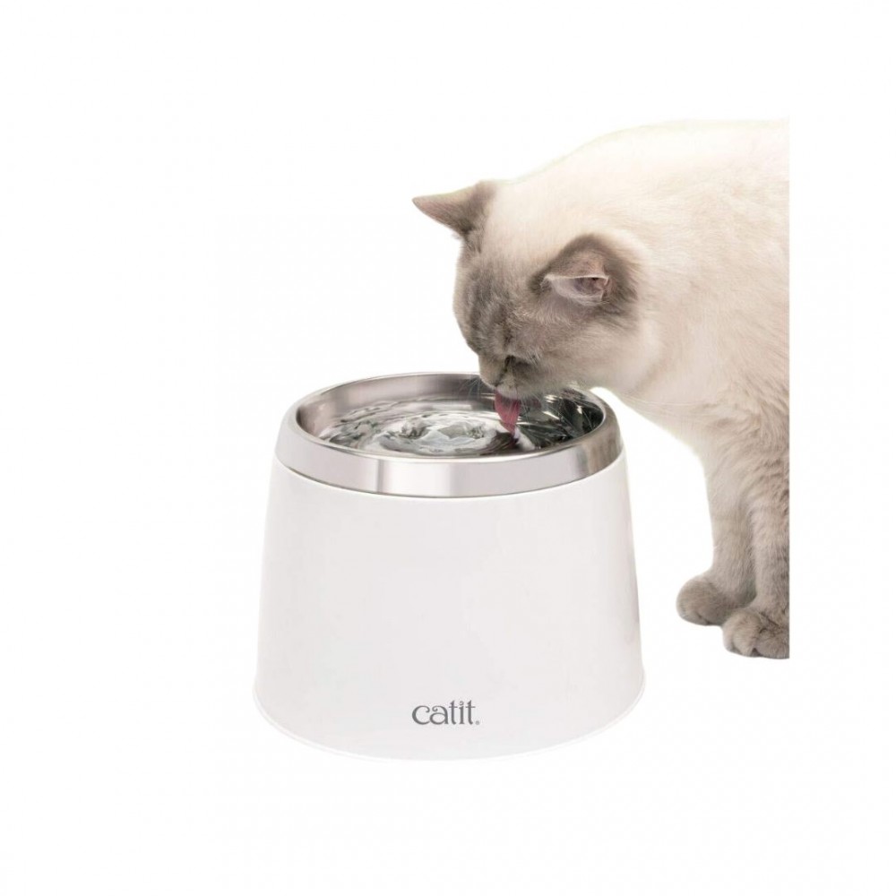 CATIT STAINLESS STEEL TOP FOUNTAIN WHITE 2L image 3