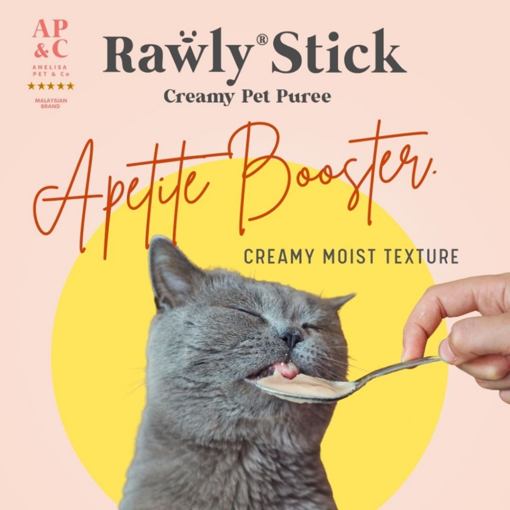 AMELISA RAWLY STICK 16GX25STICK SALMON & EGG YOLK DOG & CAT LICK image 4