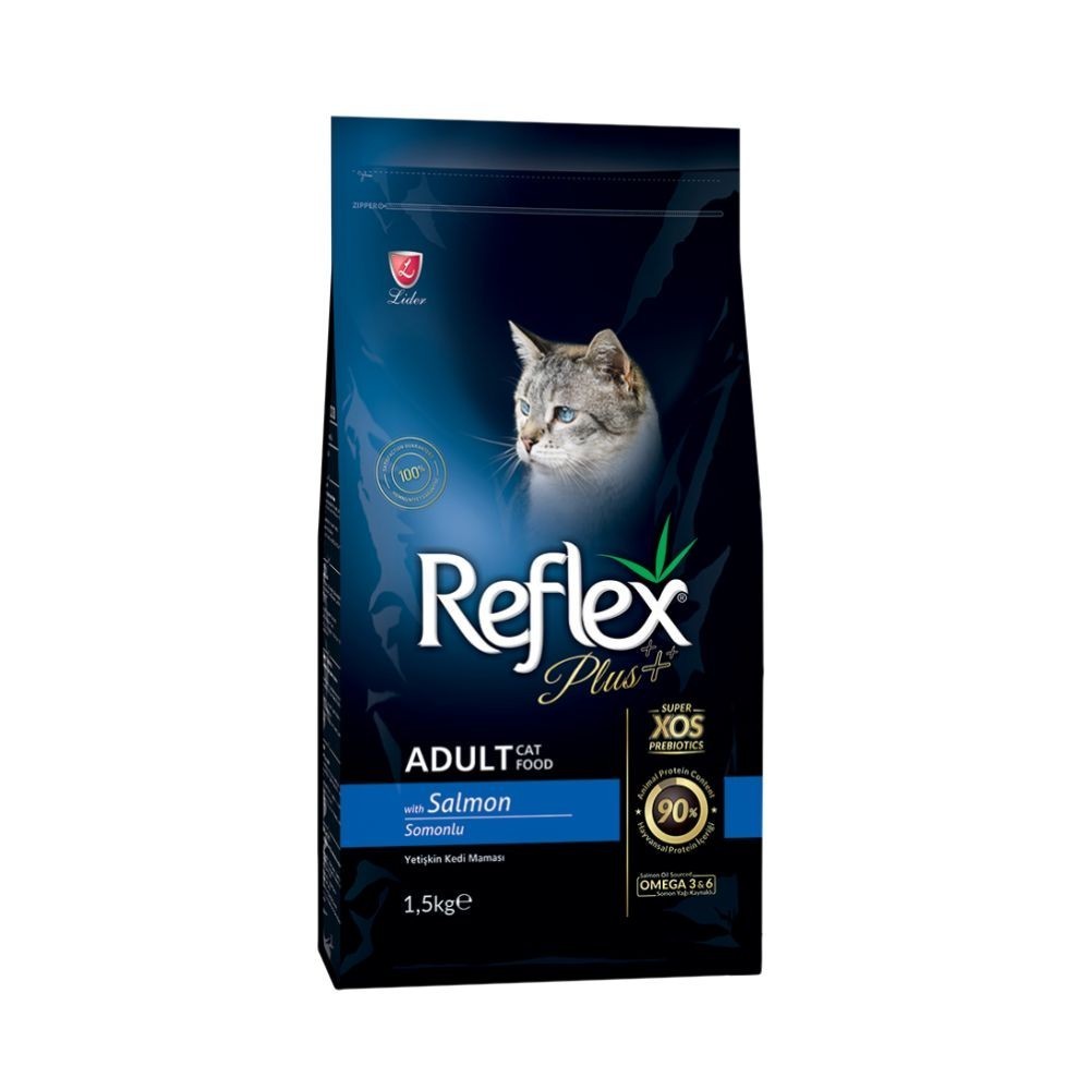 REFLEX PLUS 1.5KG ADULT SALMON DRY CAT FOOD image 2