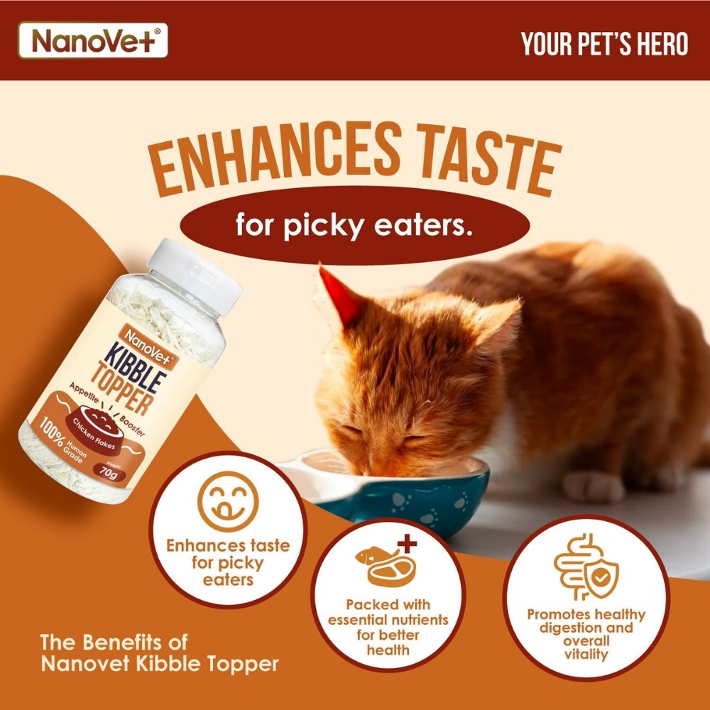NANOVET KIBBLE TOPPER 70G image 6