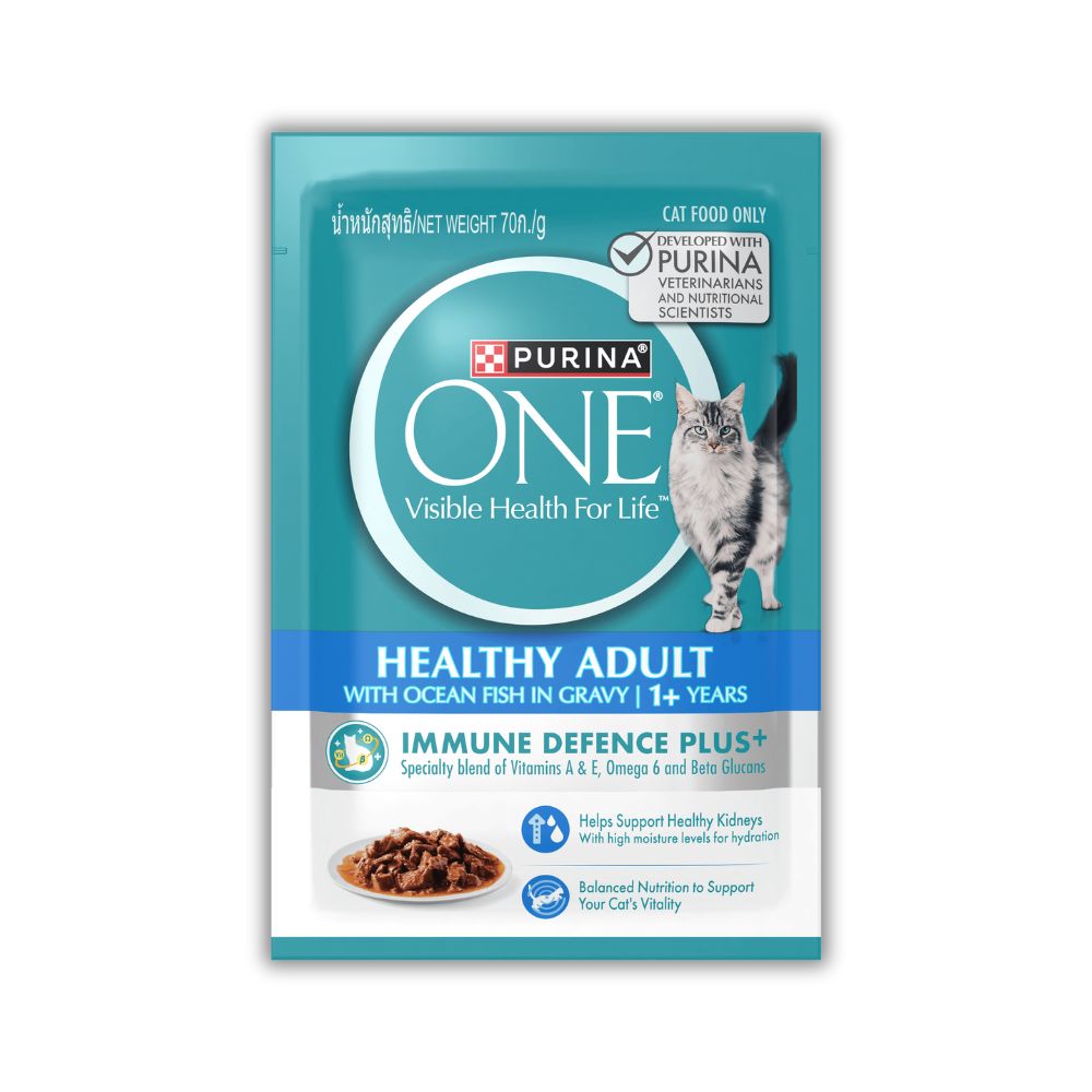 PURINA ONE 70G WET CAT POUCH image 5
