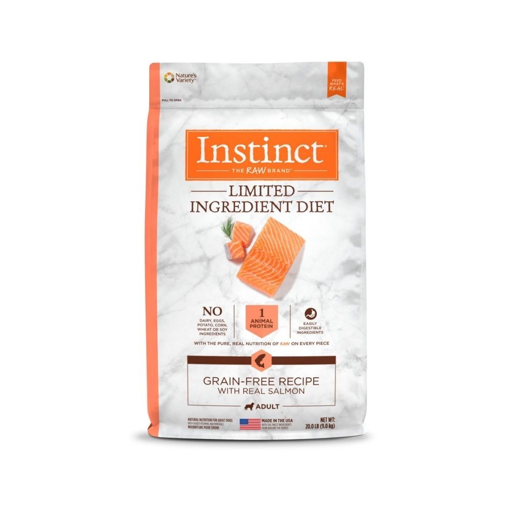INSTINCT DOG LID 9KG (20LB) GRAIN FREE RECIPE WITH REAL SALMON DRY DOG FOOD image 2