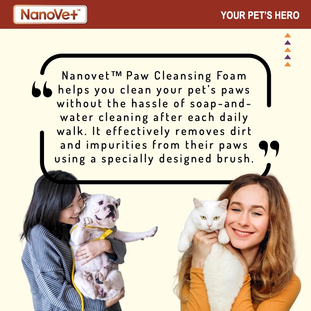 NANOVET PAW CLEANSER FOAM 200ML image 2