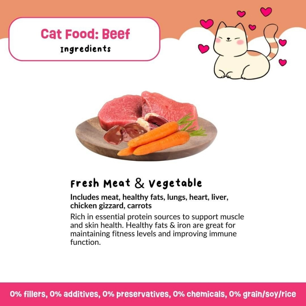 PETCHEF CAT 100G BEEF RECIPE COOKED CAT FOOD image 3