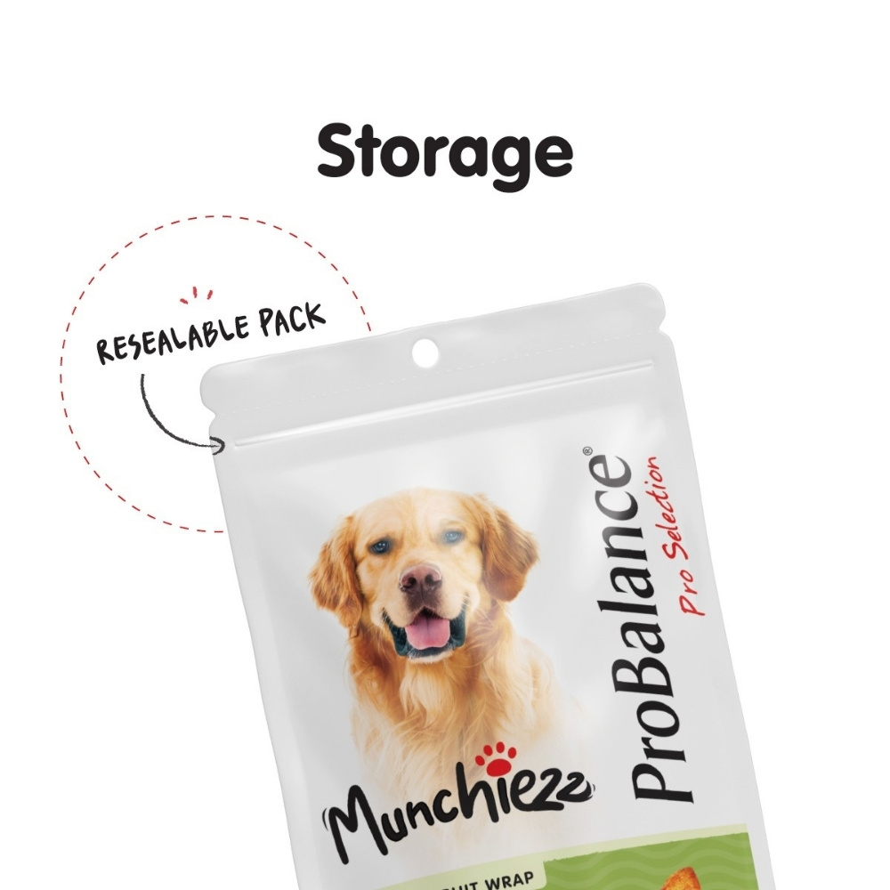 PROBALANCE MUNCHIEZZ 100G CHICKEN & PUMPKIN WRAPS DOG SNACK image 6