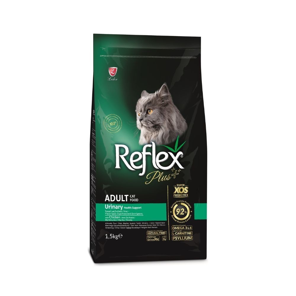 REFLEX PLUS 1.5KG URINARY HEALTH CHICKEN RECIPE DRY CAT FOOD image 2
