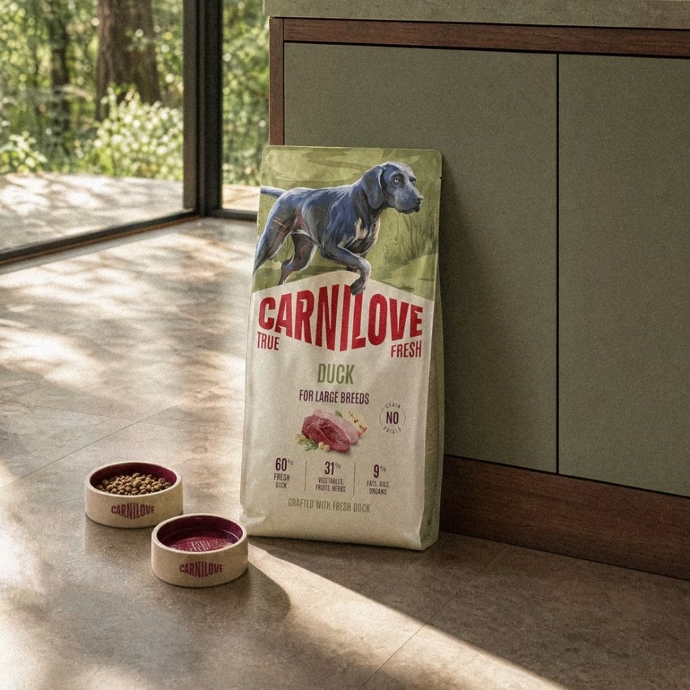 CARNILOVE DOG 4KG DUCK ADULT DRY DOG FOOD image 4