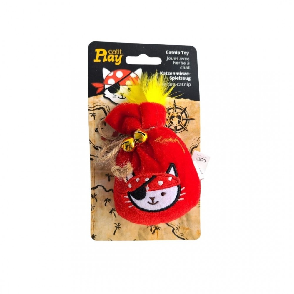 CATIT PLAY PIRATES CATNIP TOY, POUCH OF GOLD image 2