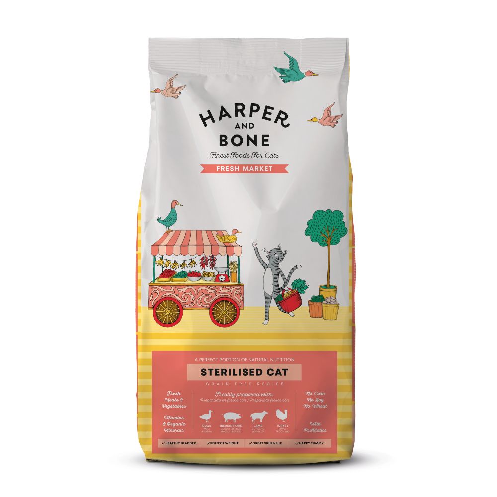 HARPER AND BONE CAT FRESH MARKET STERILISED DRY CAT FOOD image 3