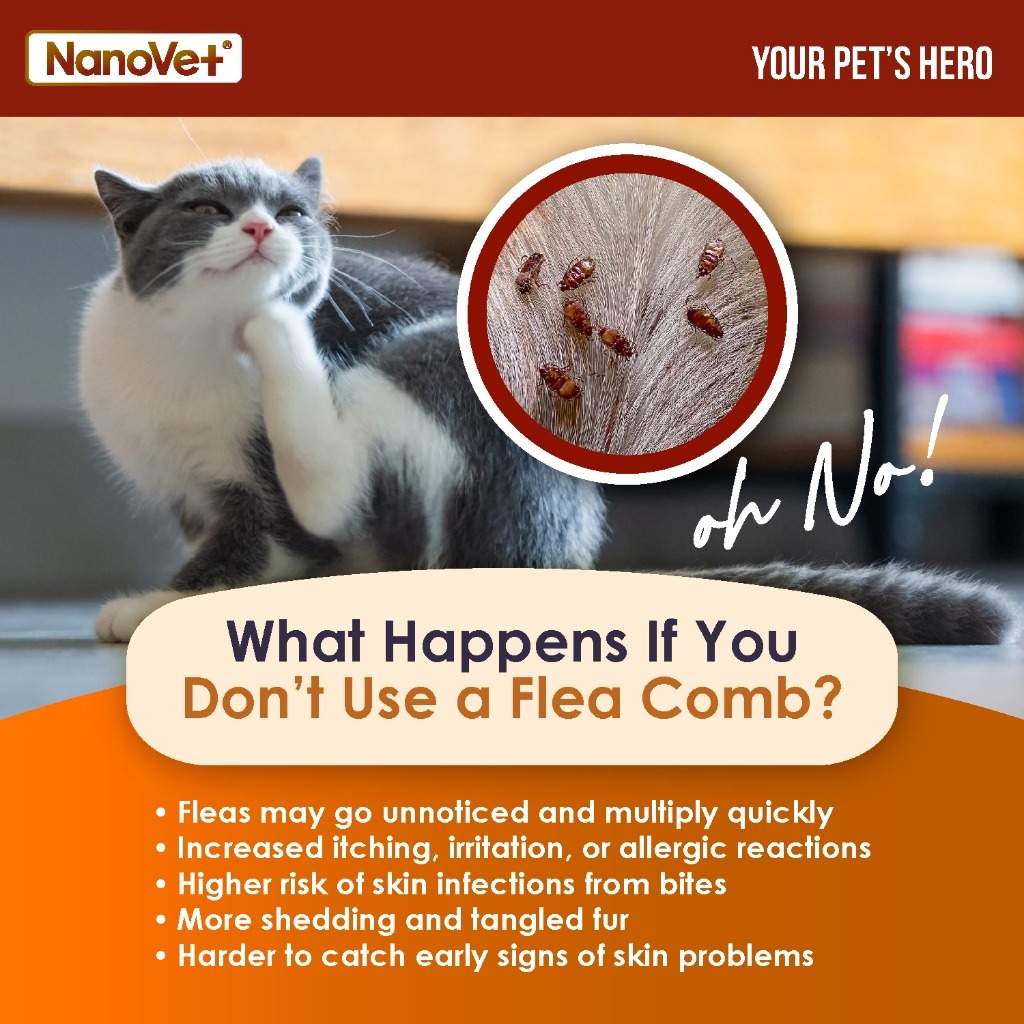 NANOVET FLEA & TICK COMB image 2