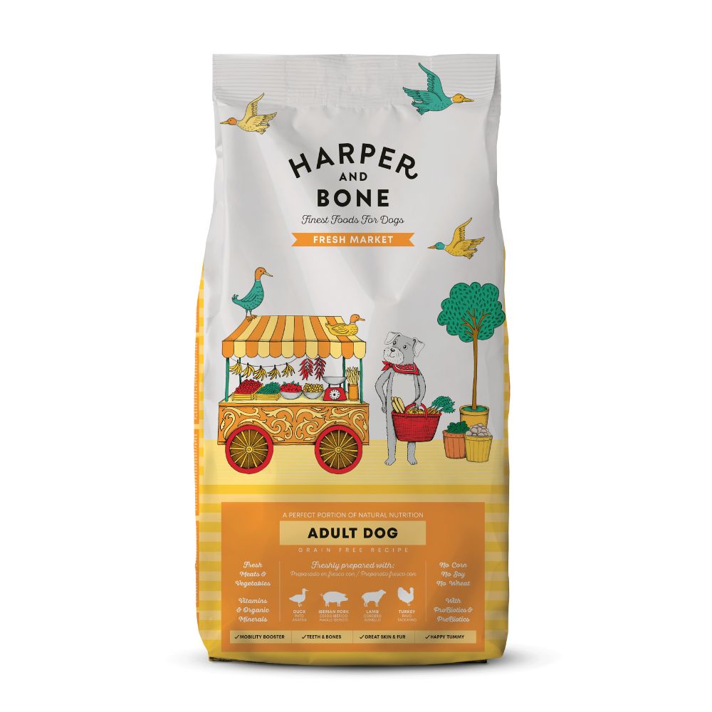 HARPER AND BONE DOG FRESH MARKET ADULT DOG MEDIUM AND LARGE BREEDS DRY DOG FOOD image 2