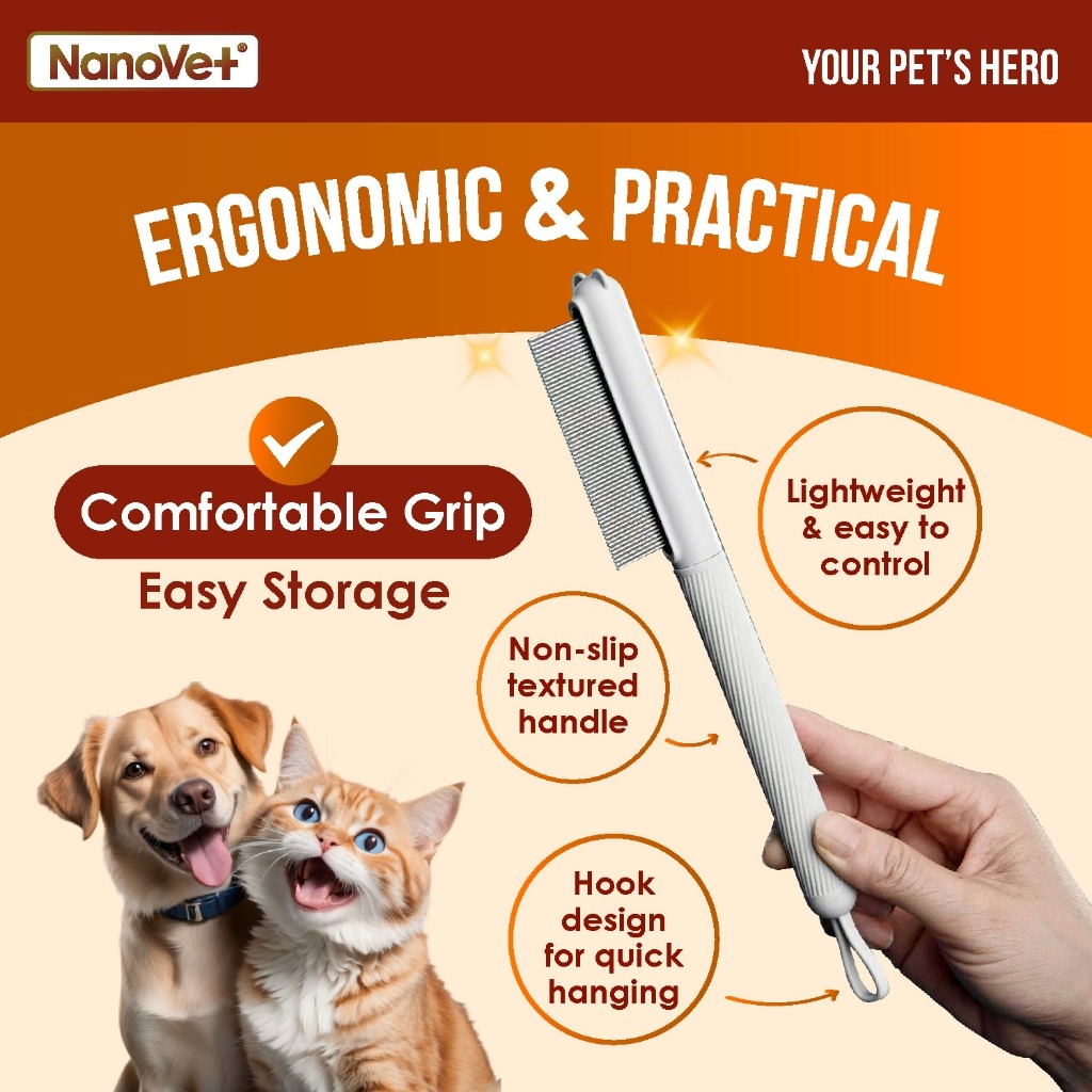 NANOVET FLEA & TICK COMB image 6