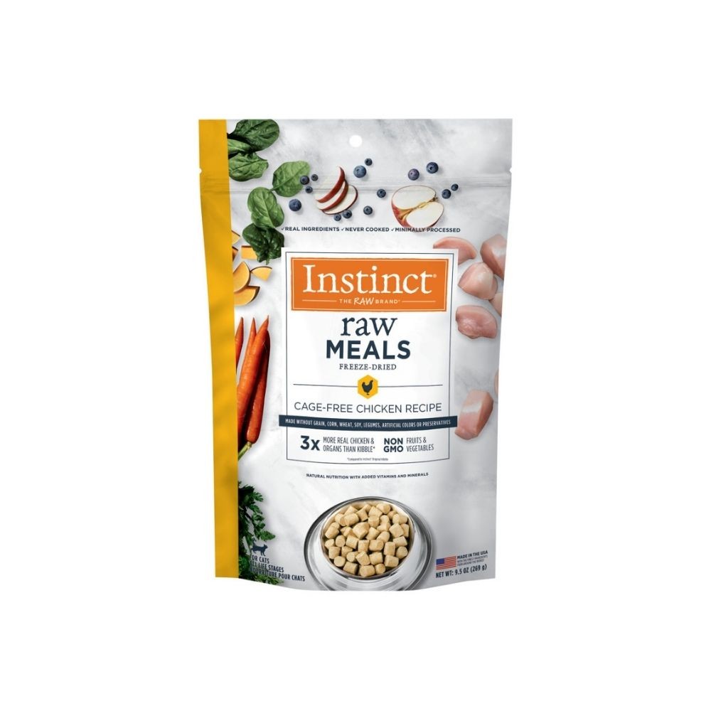INSTINCT CAT FREEZE-DRIED RAW MEALS 269G (9.5OZ) CAGE FREE CHICKEN RECIPE CAT FOOD image 9