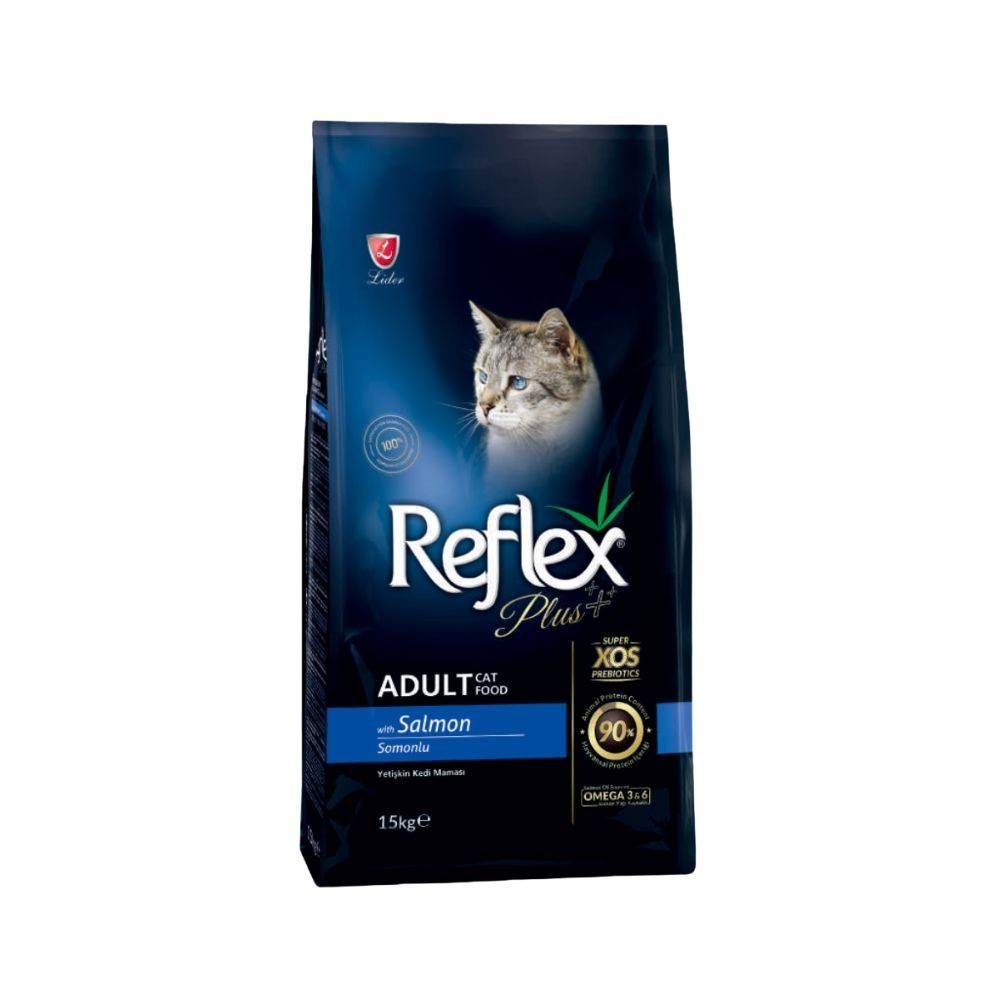 REFLEX PLUS 15KG ADULT SALMON DRY CAT FOOD image 2