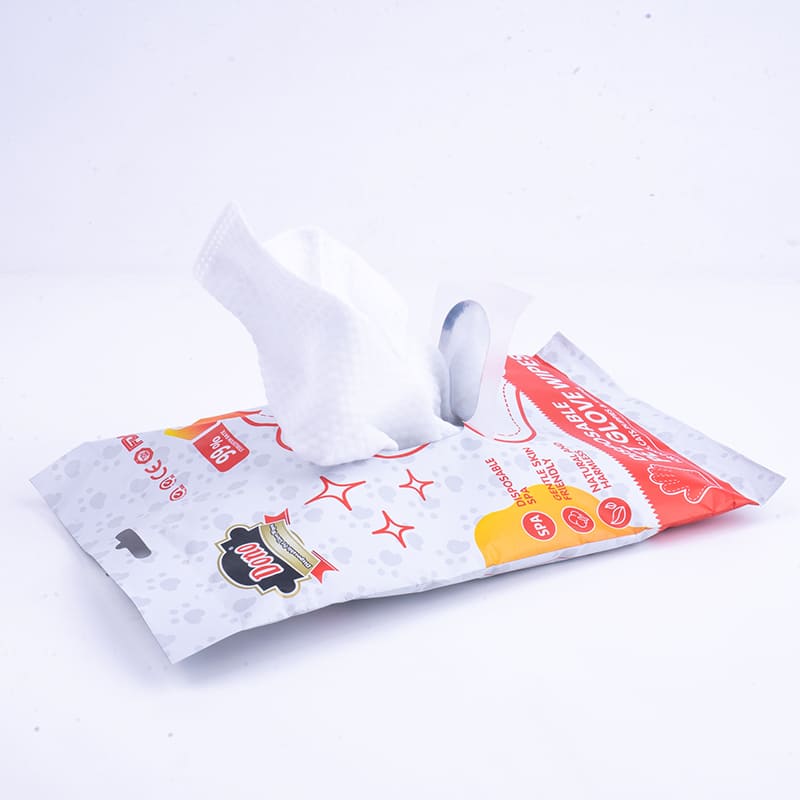 DONO DISPOSABLE PET GLOVE WIPES 6PCS image 4