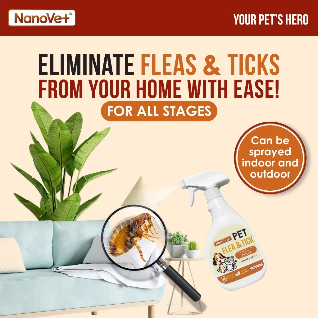 NANOVET FLEA & TICK SPRAY 500ML image 5