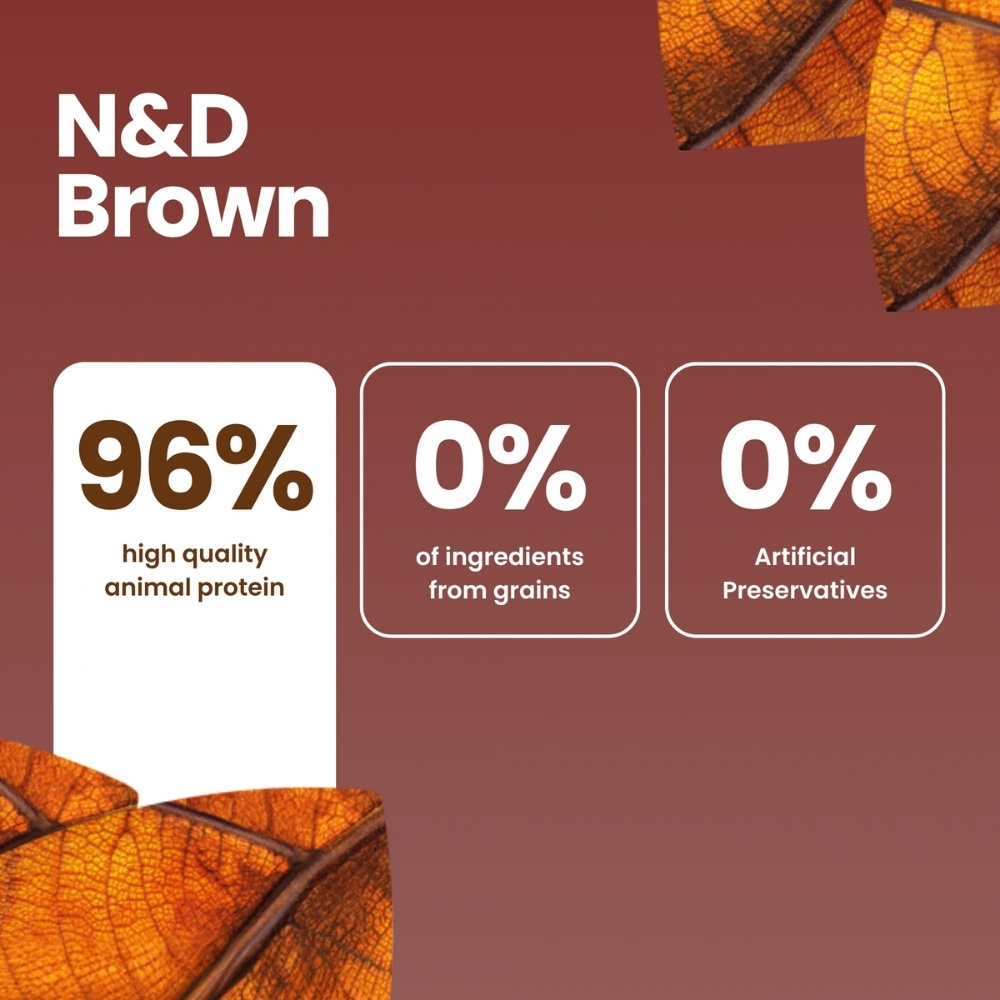 FARMINA N&D 2KG BROWN CANINE LAMB & SPIRULINA ADULT MINI DRY DOG FOOD image 7