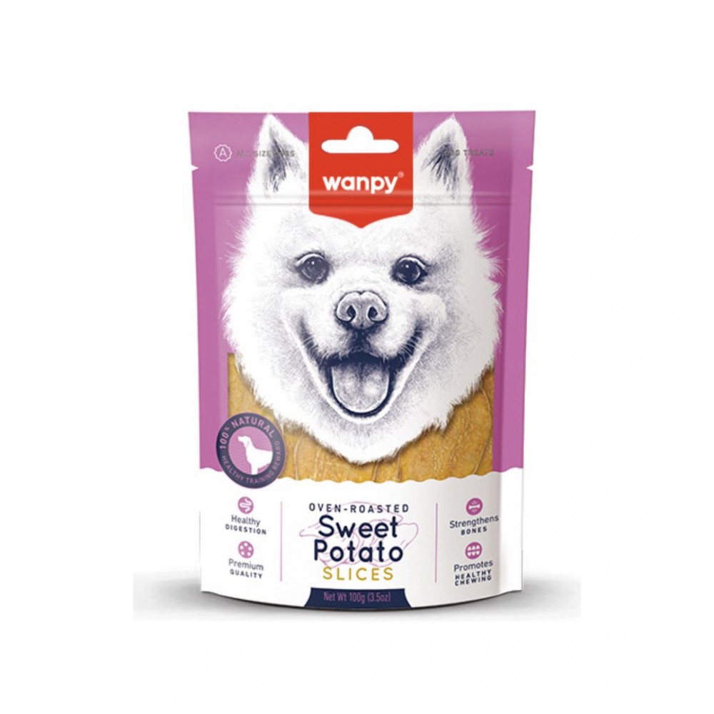 WANPY SWEET POTATO SLICE 100G DOG SNACK image 2