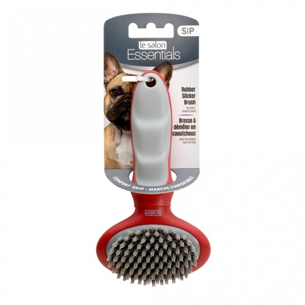 LE SALON ESSENTIAL DOG RUBBER SLICKER BRUSH SMALL image 3