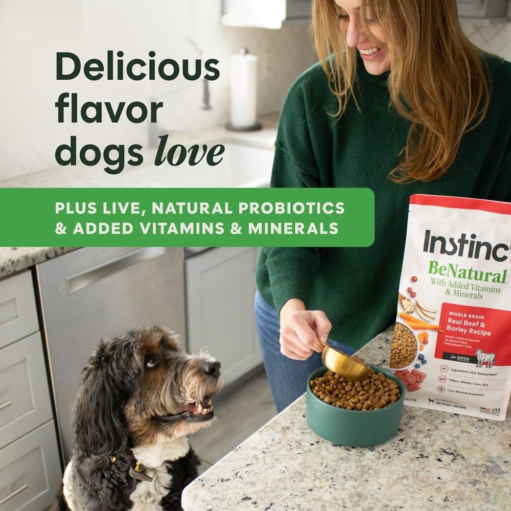 INSTINCT DOG BE NATURAL 10.8KG (24LB) REAL LAMB & OATMEAL RECIPE DRY DOG FOOD image 7