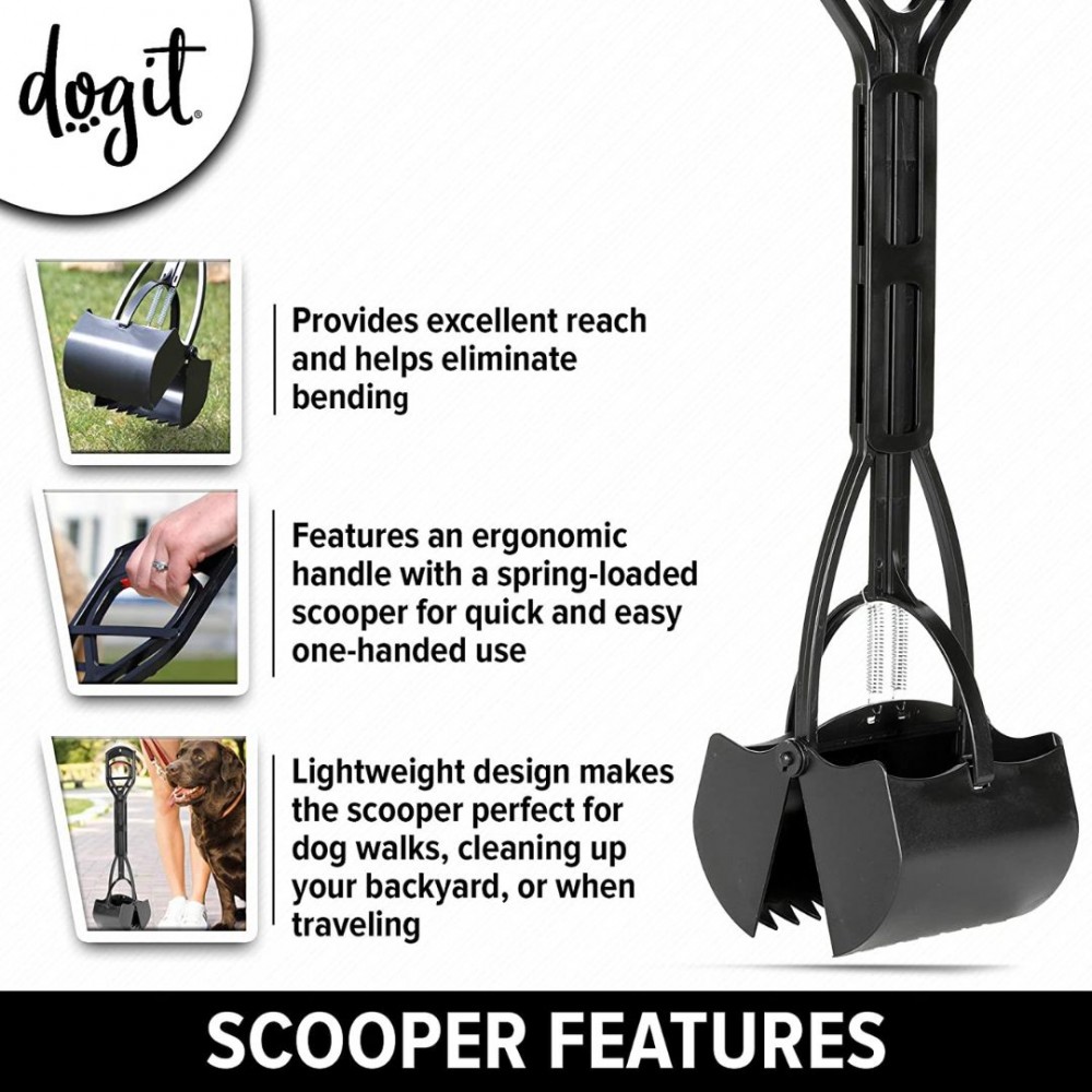 DOGIT WASTE JAW SCOOPER GRASS (64CM 25.5IN) image 3