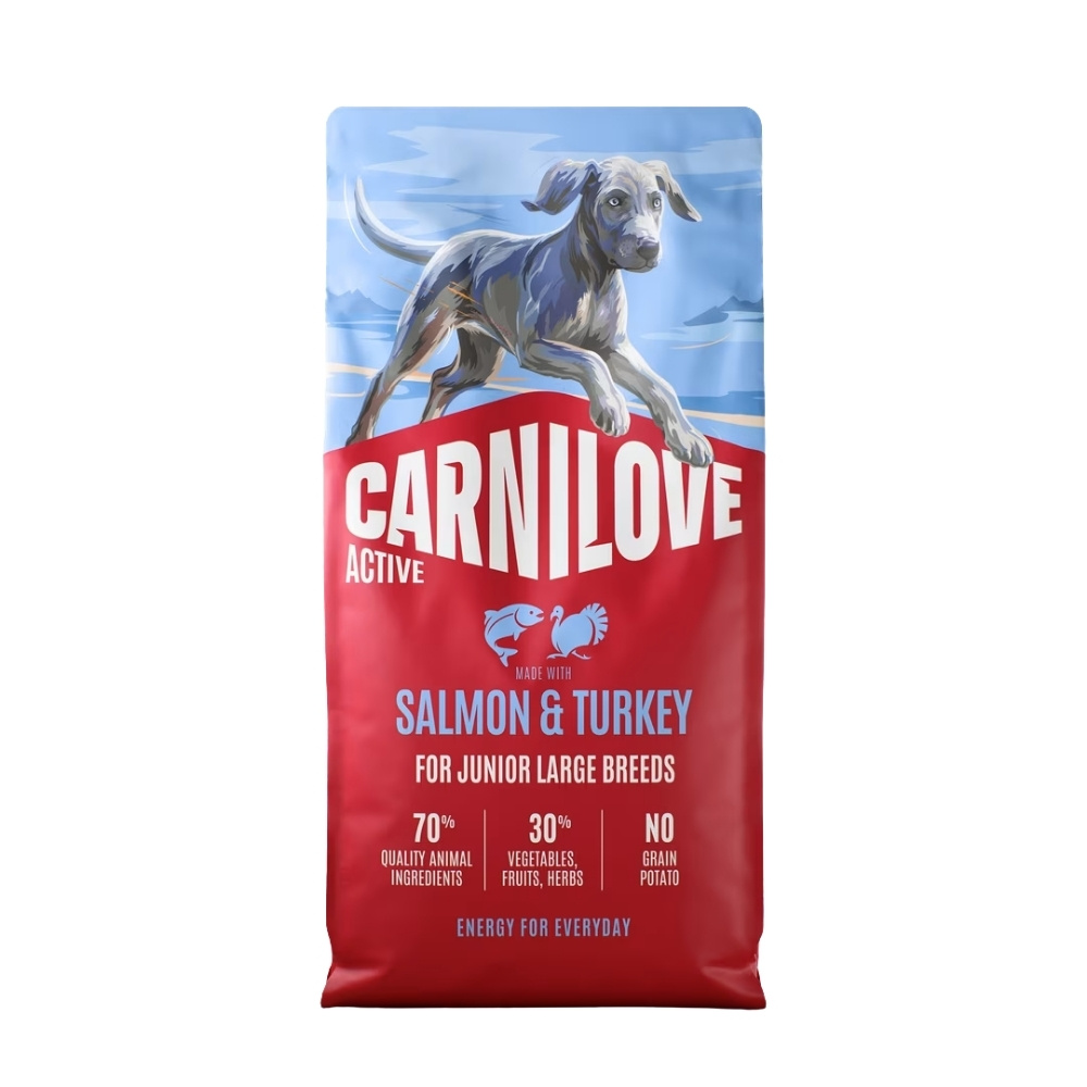 CARNILOVE DOG 12KG SALMON & TURKEY JUNIOR LARGE BREED DRY DOG FOOD image 6