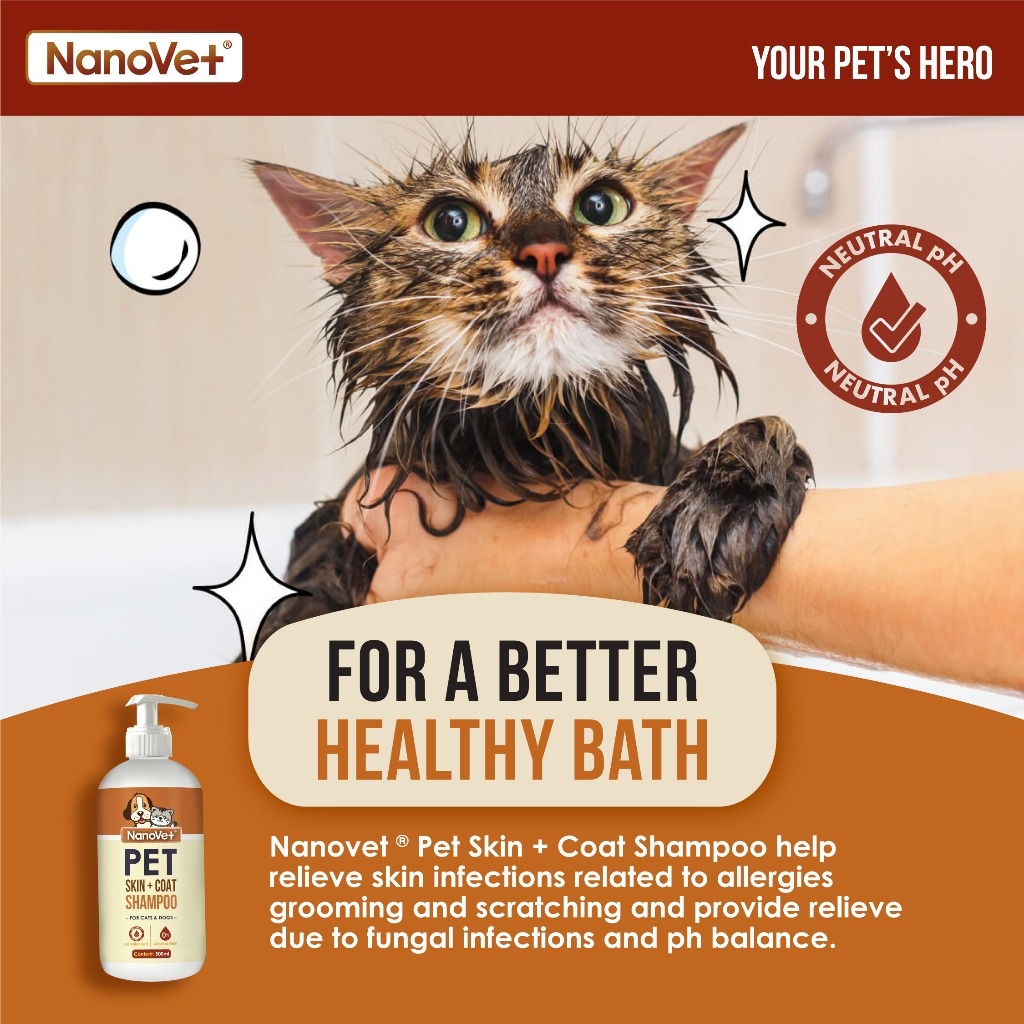 NANOVET SKIN + COAT SHAMPOO 200ML image 2