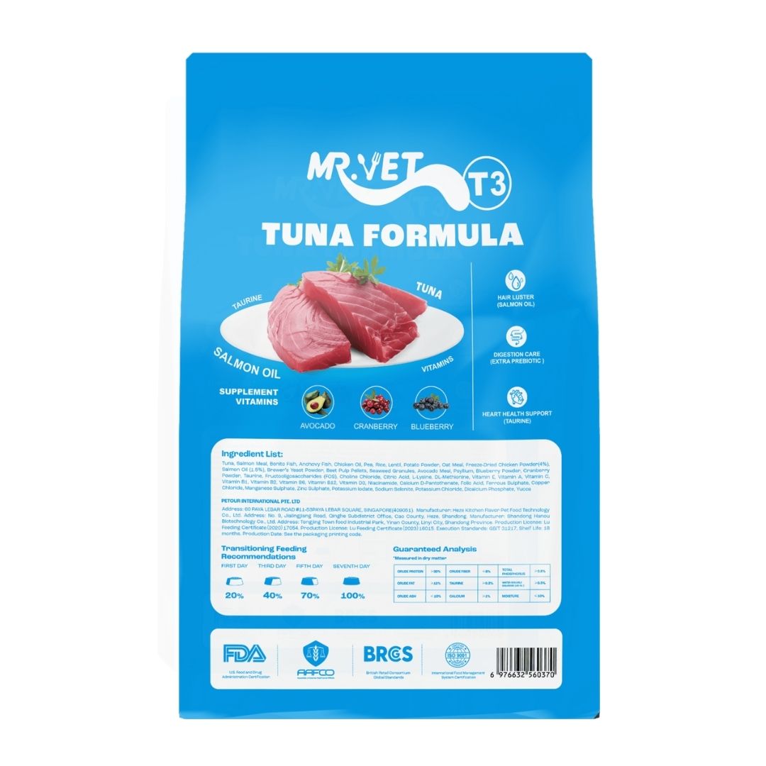 MR.VET CAT 1KG TUNA URINARY CARE FORMULA DRY CAT FOOD image 2