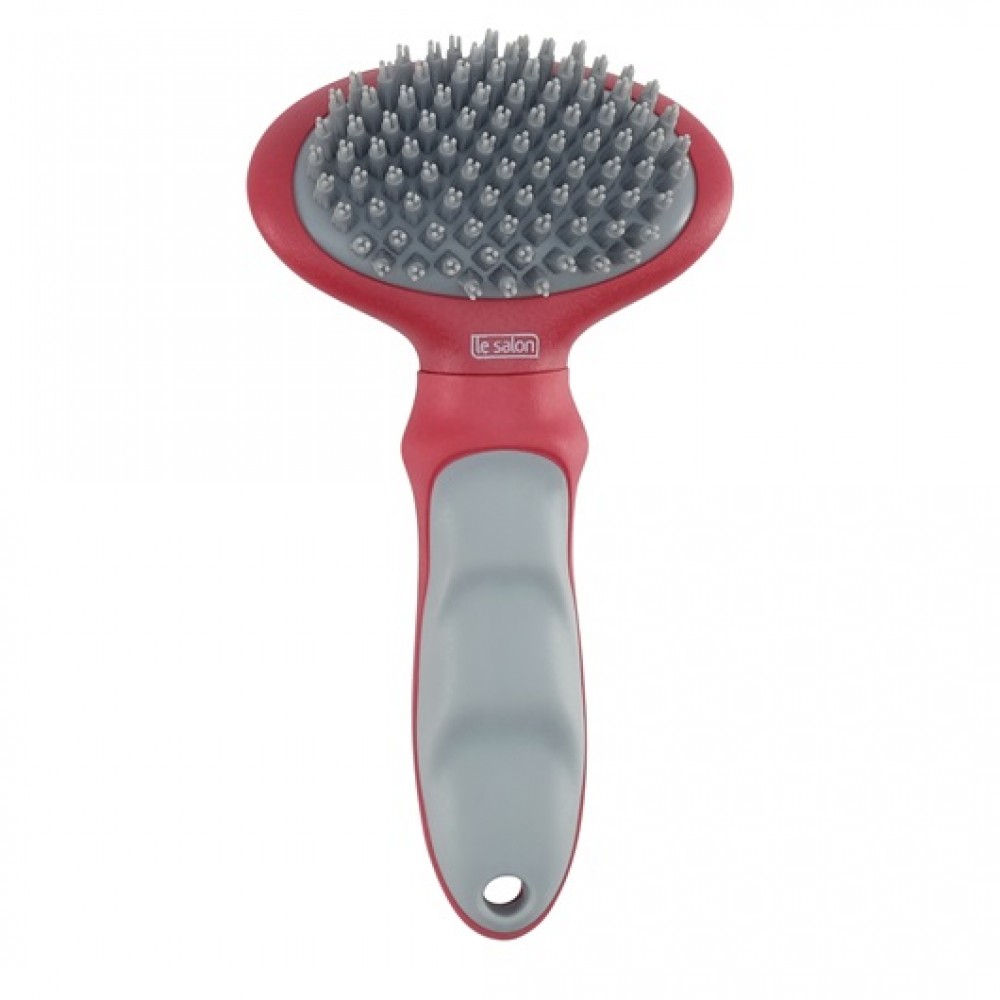 LE SALON ESSENTIAL DOG RUBBER SLICKER BRUSH SMALL image 2