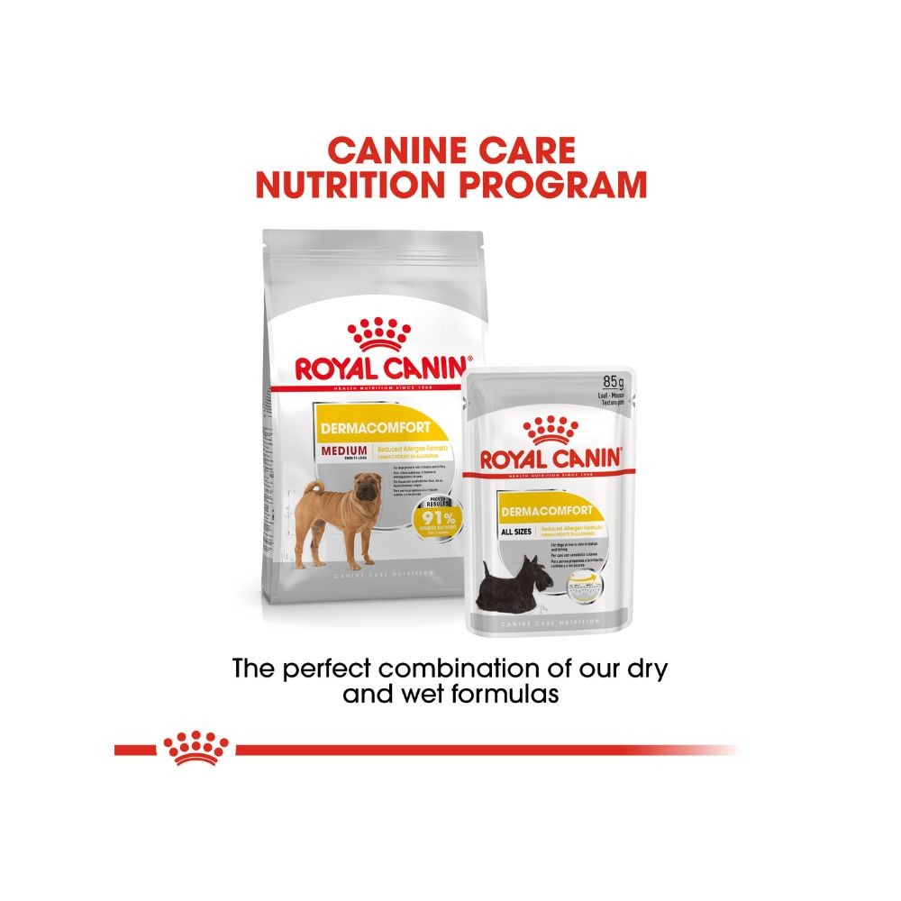 ROYAL CANIN MEDIUM DERMACOMFORT 12KG DRY DOG FOOD image 8