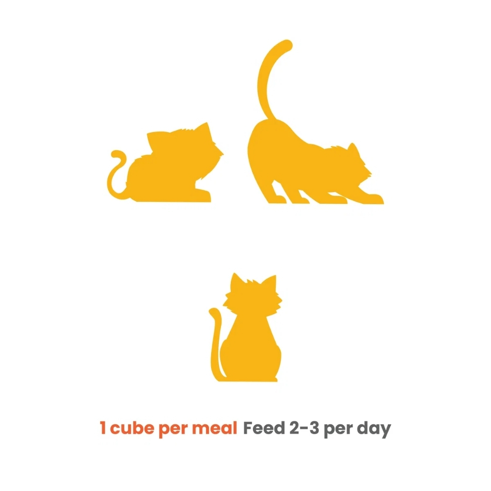 PETCUBES 4x80G CHICKEN & DUCK FOR KITTENS COOKED CAT FOOD image 5