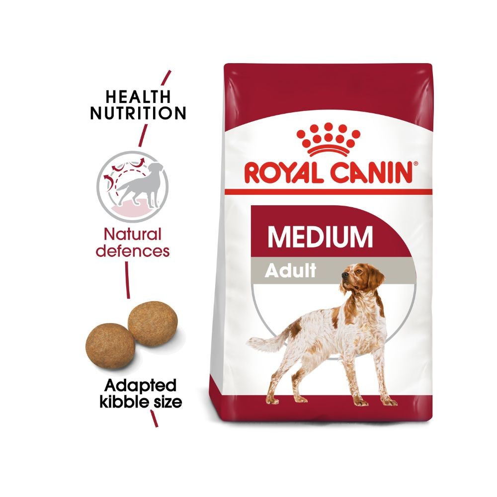 ROYAL CANIN MEDIUM ADULT 4KG DRY DOG FOOD image 7