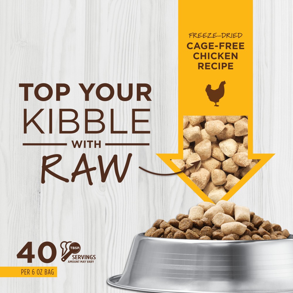 INSTINCT CAT FREEZE-DRIED RAW BOOST MIXERS 170G (6OZ) GRAIN-FREE CHICKEN RECIPE CAT FOOD TOPPER image 3