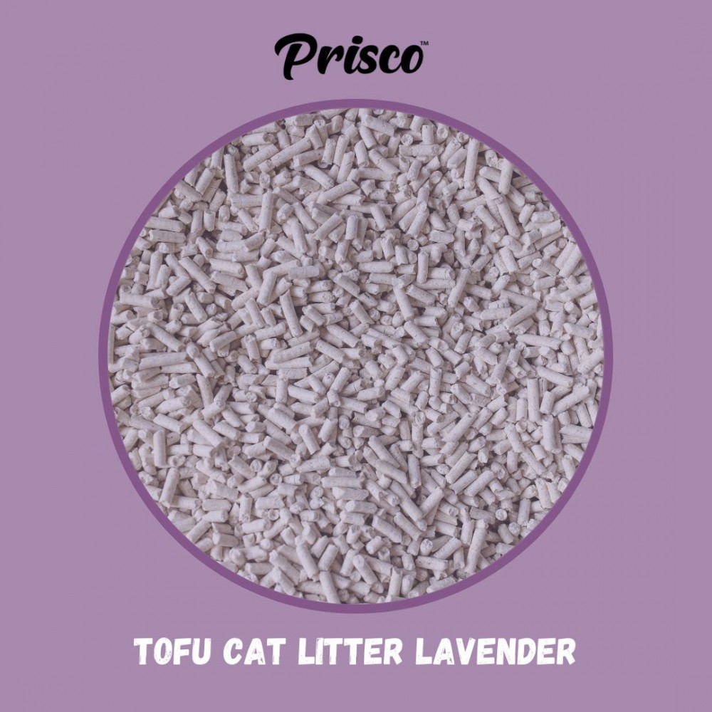 PRISCO 7L LAVENDER TOFU CAT LITTER image 3