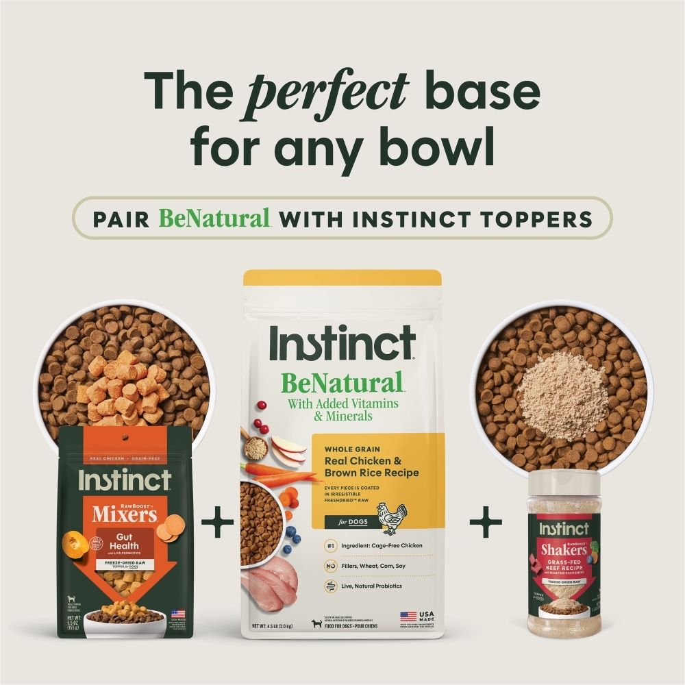 INSTINCT DOG BE NATURAL 11.3KG (25LB) REAL CHICKEN & BROWN RICE RECIPE DRY DOG FOOD image 5