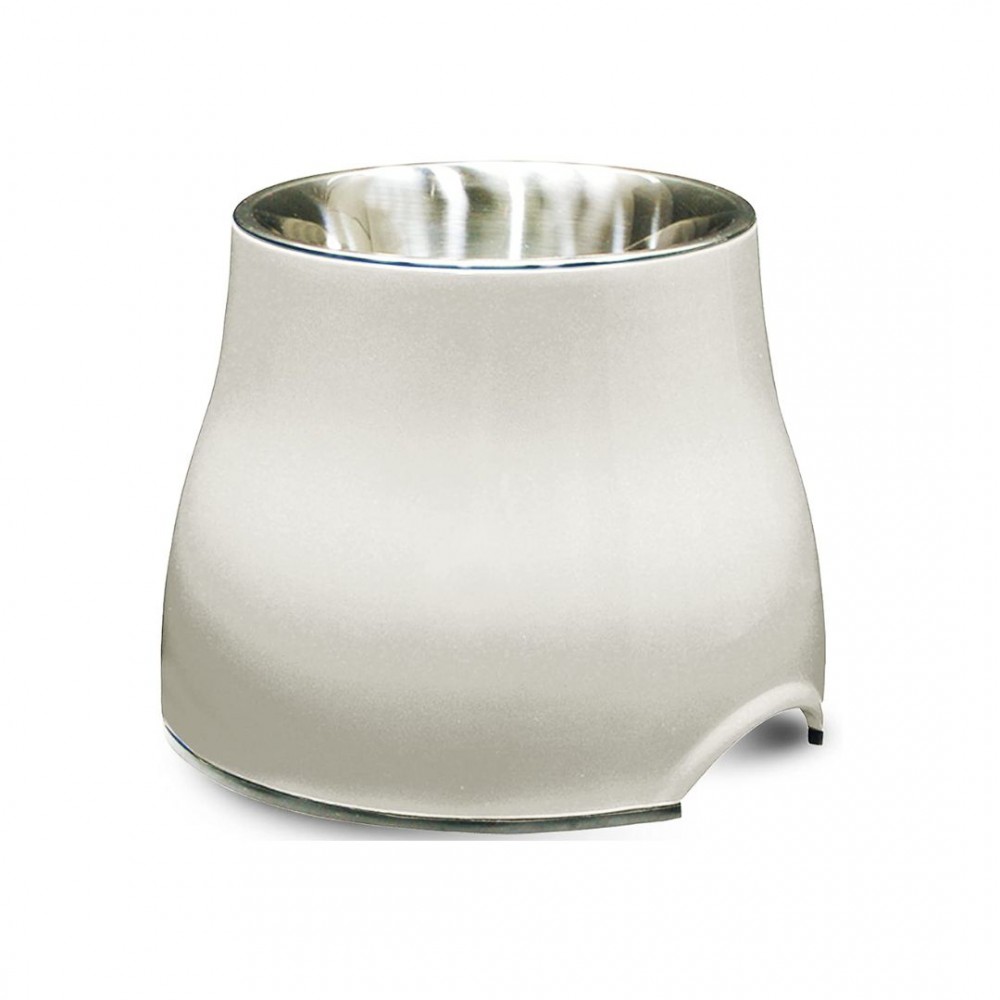 DOGIT ELEVATED DISH WITH STAINLESS STEAL INSERT SMALL 300ML WHITE image 5
