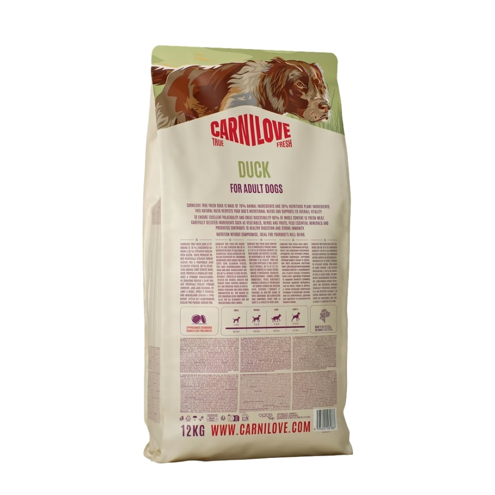 CARNILOVE DOG 12KG DUCK ADULT DRY DOG FOOD image 2